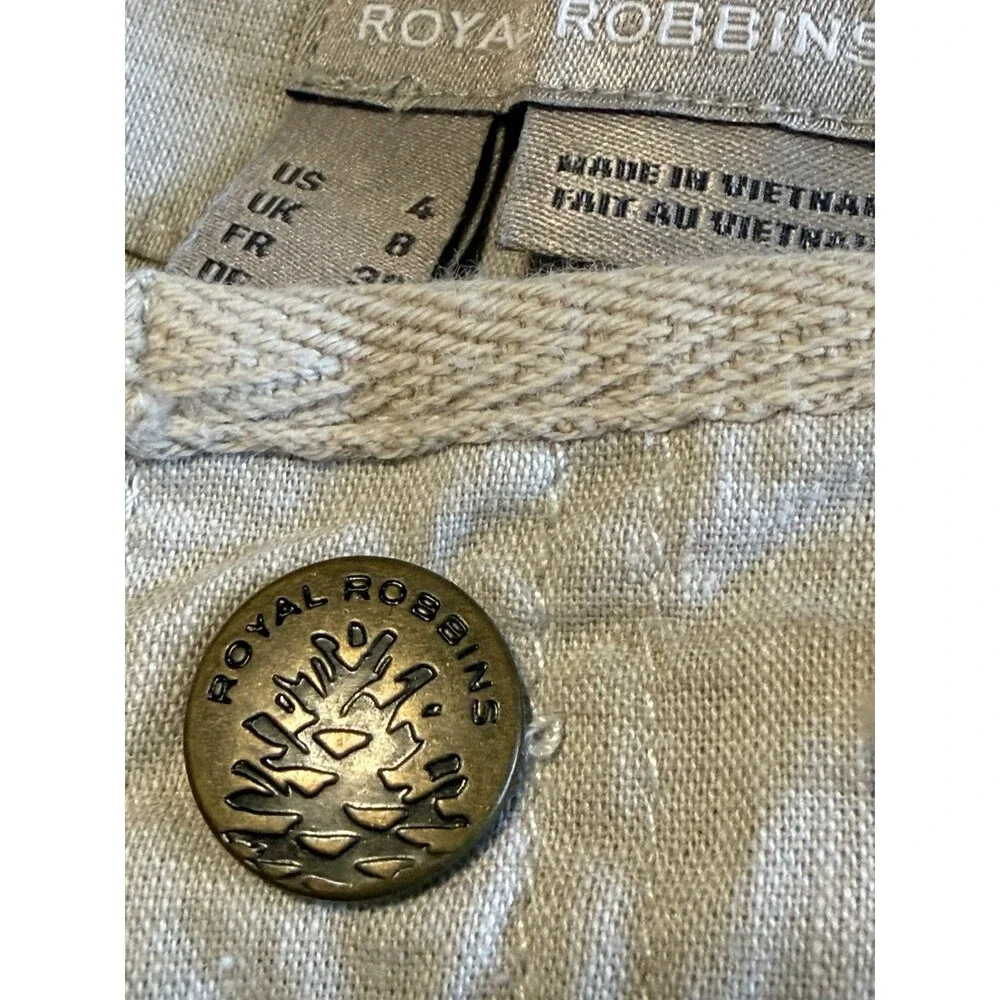Royal Robbins Hempline Tie Pants Womens 4 Blended Undyed Comfort UPF